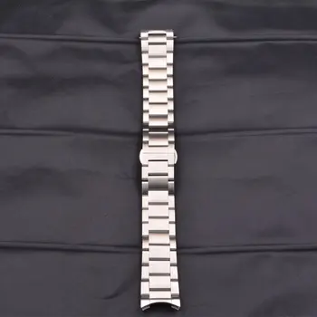 Pánske Hodinky Časti popruh 20 mm 316L nerezovej ocele pásky automatické mechanické náramkové hodinky hodinky mužov, kožené Luxusné najvyššej kvality