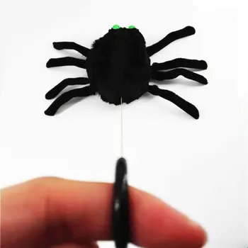 Hlasom aktivované Visí Zábavné Spider pre Halloween Hračka Zvuk Riadiacich Žart Model Strany Cosplay Oklamať Hračka Darček