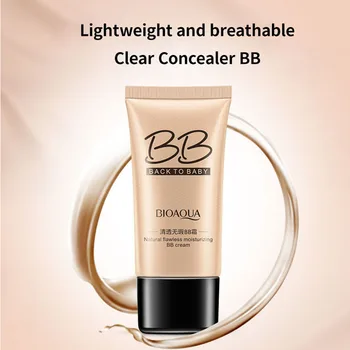 BIOAQUA BB Krém, make-up, 3 Farby Prírodné Bezchybný Korektor Olej-kontrola Kvapalina Nadácie Hydratačná Kozmetika