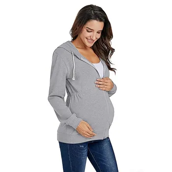 Materskej Hoodie Tehotenstvo Ženy, Dojčiace Topy Ošetrovateľskej Kapucňou Laktácie Oblečenie Pre Tehotné Mikina Veľkosť Košele