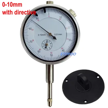 Dial Indikátor 0-10 mm 0-25 mm 0-30 mm 0.01 mm S Lug Dial Rozchod Mikrometer Strmeň Tabuľka Presný Indikátor Meracie Nástroje