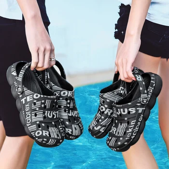 NOVÉ pánske Letné Otvor Topánky Sandále Priedušná Unisex Vonkajšie Non-Slip Pláži Papuče módne svetlo trend svetlo vychádzkové topánky