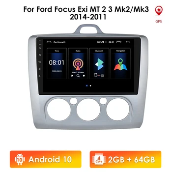 9 palcový Android 9.0 autorádio Pre ford focus EXI MT 2 3 Mk2 2004 2005 2006 2007 2008 roky 2009-2011 2Din GPS Multimediálny Prehrávač