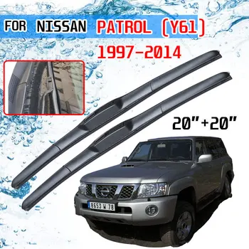 Pre Nissan Patrol Y61 1997~Príslušenstvo Auto Stieračov Čelného Okna Kefy Fréza 1998 1999 2000 2005 2010 2012 2013