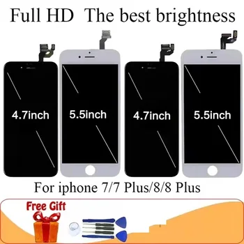 Pre iPhone 6 6Plus 6S 6SPlus 7 7Plus 8 8Plus Displej LCD Displej Výmena za iphone 7 7p 8 8 plus lcd displeja modul