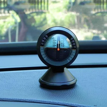 Multifunkčné Auto Inclinometer Svahu Vonkajšie Meranie Nástroj Vozidla Kompas