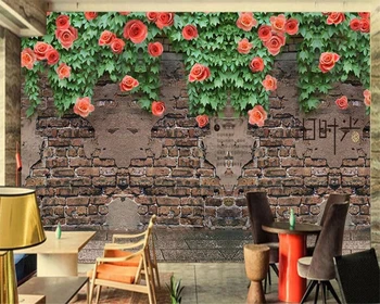 Londýn Telefónna búdka Rose Rose Pozadí Steny Vlastné Nástenné Tapety Foto Tapety na Stenu detskej Spálne Dekorácie behang