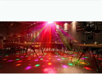 Zadarmo loď LED Gobo Strobo 4in1 laserové Svetlo DJ, Disco Osvetlenie fáze Svetlá dobré pre rodinu, party, klub, ovládanie pomocou DMX