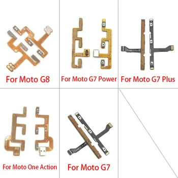 10Pcs vypínač On/Off Tlačidlo ovládania Hlasitosti Tlačidlo Flex Kábel Pre Moto G5 G6 G7 G8 G9 Plus Hrať Power Jednu Akciu Vízia Hyper