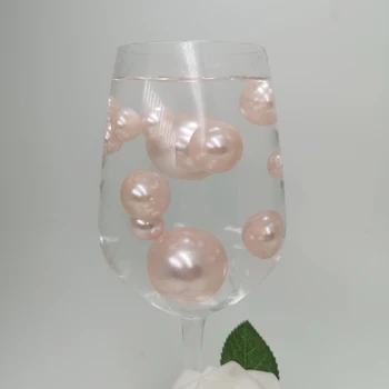 Plávajúce Váza Pearl zahŕňa Transparentné Vody, Gély Najrôznejších Veľkostí, Farieb, Vázy, Dekorácie Žiadne Diery Perly Svadobný Stôl Dekorácie