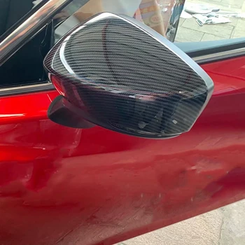 Pre Mazda 6 Atenza 2019 2020 Uhlíkové Vlákna Štýl Bočné Dvere Krídlo Spätné Zrkadlo Pokrytie Výbava Nálepky Auto Príslušenstvo