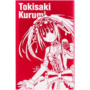 Nové Anime DÁTUM LIVE Tokisaki Kurumi Cosplay Prop nočná mora Anti-skladací Kovový Prenosný Úložný Box Cigariet Boxy Zber