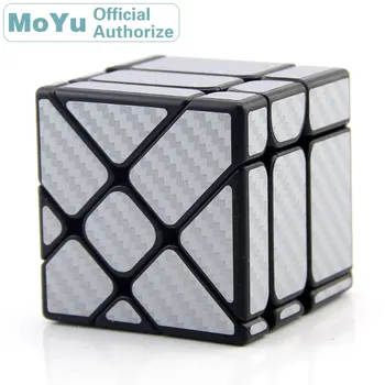 MoYu Magic Cube Lietania Okraji Karbónová Nálepka Cubo Magico Profesionálne Neo Rýchlosť Cube Puzzle Kostka Relaxačná Hračky