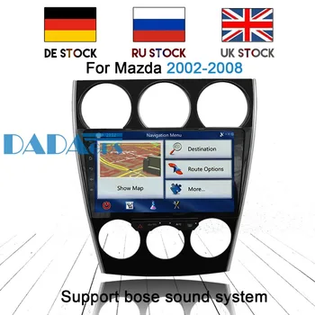 Pre Mazda 6 Android autorádia GPS Navi Stereo Hlava Jednotky 2002 - 2008 Auto multimediálne DVD Prehrávač, Stereo Audio FreeMap Video