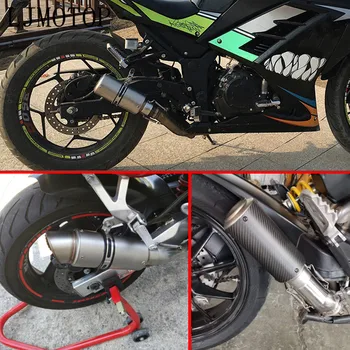 2020 Motocykel výfukových Upravené Uhlíkových vlákien Moto Výfukový systém Pre Suzuki GSXR GSX-R 600 750 1000 K1 K2 K3 K4 K5 K6 K7 K8 K9
