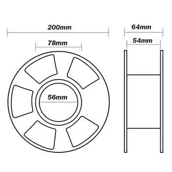 SUNLU PETG Vlákna 1.75 mm 1 KG 3d Tlačiarne Plastových PETG Vlákna Rozmerová Presnosť +/-0.02 MM 3d Tlač Materiálov