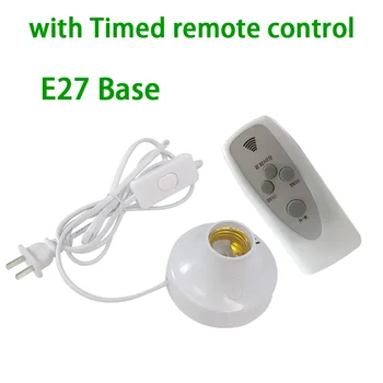 Bezdrôtové Diaľkové Ovládanie objímky E26 E27 Pätica 110V 220V Žiarovka LED Nočné Svetlo s časovač, diaľkové ovládanie pre uv led Sterilizujeme