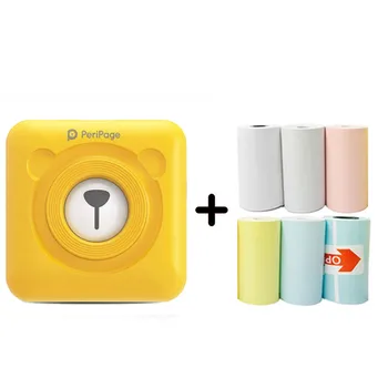 PeriPage Prenosné Tepelné Bluetooth Tlačiareň Mini Fotografie Pre Mobilné Android iOS Telefón 58mm Vrecku Stroj