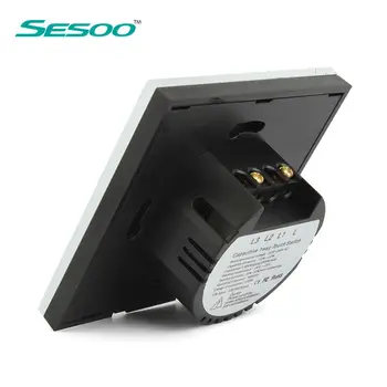 SESOO Normy EÚ Smart Switch ,1 Gang1 Spôsobom ,Diaľkové Ovládanie LED+Osvetlenie, vypínač, Diaľkové Ovládanie Dotykové Prepínanie