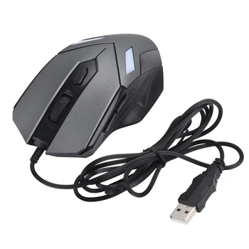 USB Káblové pripojenie Hernej Myši 2400DPI 6 Tlačidlá LED Optické Professional Pro Myš pre Hráčov Počítačových Myší pre PC, Notebook, Hry Myší