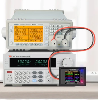 DT24P 1000V/500A IPS digitálny displej jednosmerný (DC Voltmeter Ammeter Kapacita Batérie Tester napätia Rozchod detektor Meter Pre Aplikáciu