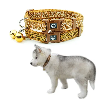Obojok Pet Nylon Mačka Golier s Bell Perro Šteňa Psa Vyšívaný Golier, Pudel Pitbull Beagle pre Malé a Stredné Psa