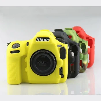 Gumené Silikónové puzdro Camera bag obal Pre Nikon D750 D850 D810 D600 D610 Z6 Z7 DSLR Ochranné Telo shell prenosné