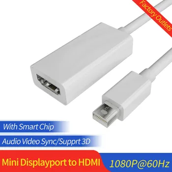 Mini DP-HDMI Kábel Thunderbolt Adaptér Mini DisplayPort, Display Port, HDMI Prevodník Adaptér Pre Apple Mac Pro Air Notebook