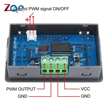 200pcs LCD Digitálneho PWM Signálu Generátor Impulzov Frekvencie zapnutia Nastaviteľné Square Wave Obdĺžnikových Vĺn Generátora Signálu