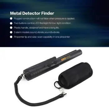 Zlato Hunter Profesionálne Pinpointer Detektor Kovov Vyhľadávanie Podzemných Skener Inteligentný Senzor Zvuku, Vibrácií Budíka Na Lov