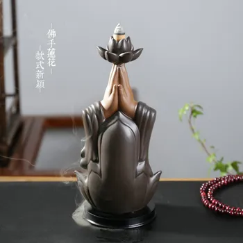 T Keramické Spätnou Kadidlo Horák s Darčeka Buddha Guanyin Kadidlo Držiteľov Domova Teahouse Buddhizmus, Zen Dekorácie