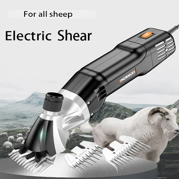 800W Electric Sheep Nožnicový Ovce Kozy Strihanie Stroj Clipper Fréza Vlna Rezací Stroj Vlna Nožnice nožnice na plech CE Osvedčenou
