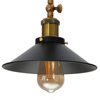 Vintage Železa Prívesok Svetlá Loft Lampa Nordic Visí lampa Reštaurácia Kuchyňa Svetlo Pozastavenie Svietidlo Domov Priemyselné Osvetlenie