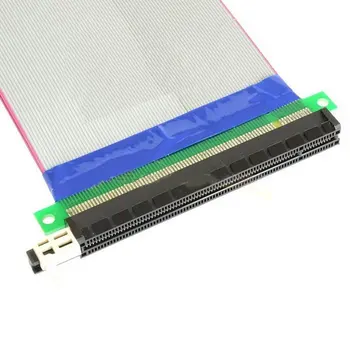 PCI-E 16X až 16X Stúpačky Extender Karty Adaptéra PCIe 16X PCI Express Flexibilný Kábel