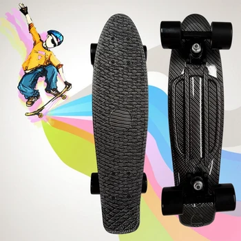 Penny Rada Flexibilné Plastové Cruiser Dosky Mini Skateboards Pre Začiatočníkov, Alebo odborník s High Rebound PU Kolesá 1