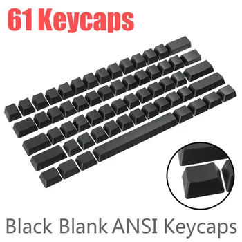 Black Prázdne 61 Keycap 61 Kľúče, Herné Klávesnice Keycaps Čierne Hrubé PBT Keycaps Pre MX Mechanické Spínače Klávesnice