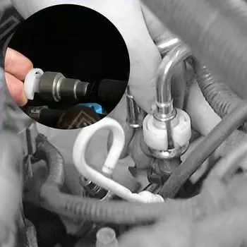 Automobilový SAE klimatizácia a Palivového potrubia Rýchle Odpojenie 7pc Tool Kit - Plastové Auto AC/Plyn Nastaviť 1/4 - 7/8in Palec