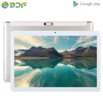 BDF Nový 10 Palcový Tablet Pc Android 4.4 Quad Core 1GB/2G 16GB Telefón Dual SIM Kariet, 10.1 Tablety Google Play 32G TF Na Darčeky