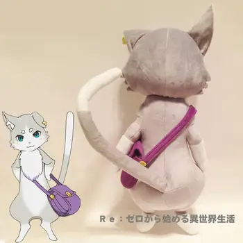 25-52 Re Nula kara Hajimeru Isekai Seikatsu Natsuki Subaru iného Sveta Puk Rem Emilia Mačka s bag Anime Plyšové Hračky Bábiky