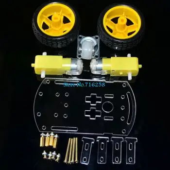 5sets Motorových Inteligentný Robot Auto Šasi /Sledovanie auto box Auta Rýchlosť Encoder pre
