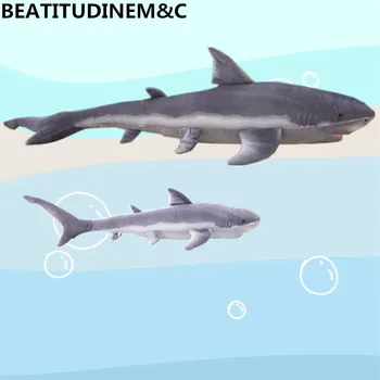 Nové Simulácie Osobnosti Morský Živočích Plyšové Hračky Žralokov, Tuniakov Bábika Vankúš Tvorivé Narodeninám Domova