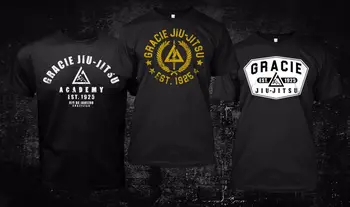 Voľné Black Mužov Tshirts Homme Tees Gracie Brazílsky Jiu Jitsu Bojové UMENIE Logo Legenda - Vlastné pánske Tričko Tee Pánske Tričko
