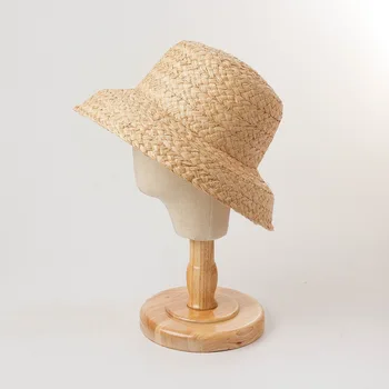 USPOP Ženy slnko klobúky rodič-dieťa raffia slamené klobúky, krajky-up pláži klobúky dve veľkosť