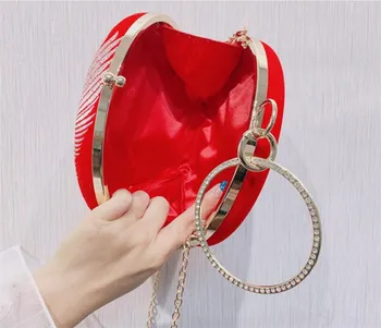 2020 ženy výšivky kolo tvarované svadobné tašky Čínsky štýl, Žeriav strany večera spojka diamond handel peňaženky MN1579