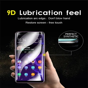 Hydrogel Fólia Pre Samsung S20 Ultra EF S9 S8 S10E s rezacím zariadením S10 5G S7 Okraji Screen Protector samsung Galaxy Poznámka: 20 10 Plus 9 8 Mäkké Plné Pokrytie