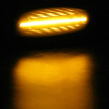 Dynamické LED Bočné Obrysové Svetlo Signál Blinker Zapnite Indikátor Signálu Svetlo na Peugeot 207 308 3008 5008 PRIEBEHU Partner Sekvenčné