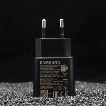 Skutočné Samsung Note10 Plus Nabíjačku 25W Super Rýchly USB PD Poplatok Adaptér Pre Galaxy s rezacím zariadením S10 Plus Ultra A90 A80 Poznámka 10 9 Telefón