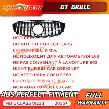 Gril Na W213 gril GT Mriežka E43 E450 Prednej maske pre Mercedez benz Triedy E E200 E300 E250 E320 E350 e400, hd tapety Diamond mriežka