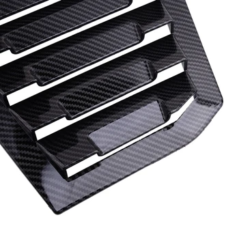 ABS Black Carbon Fiber Textúra Bočné Okná Žalúzie Uzávierky Kryt Výbava vhodné pre Chevrolet Cruze 2016 2017 2018 2019