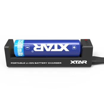 XTAR MC1 Nabíjačka 5V Micro-USB Powered Prenosné USB Nabíjačku Pre Nabíjanie 10400-26650 Li-ion akumulátor 18650 Batérie Nabíjačky